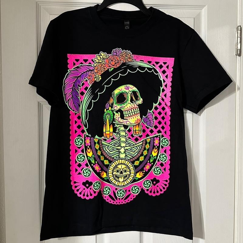 Green catrina -shirt Cotton Casual Summer Hoodie, Sweatshirt | HypeDripTees.com
