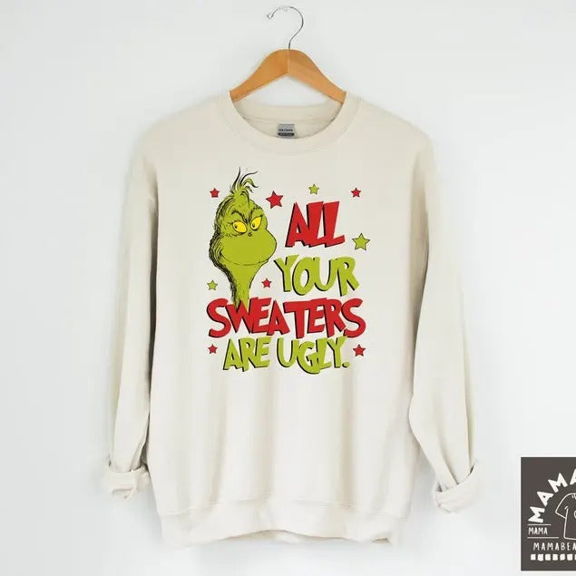 Grench Shirt Family Shirt Winter Xmas Grench All Your Ugly T-Shirts, Hoodie, Sweatshirt