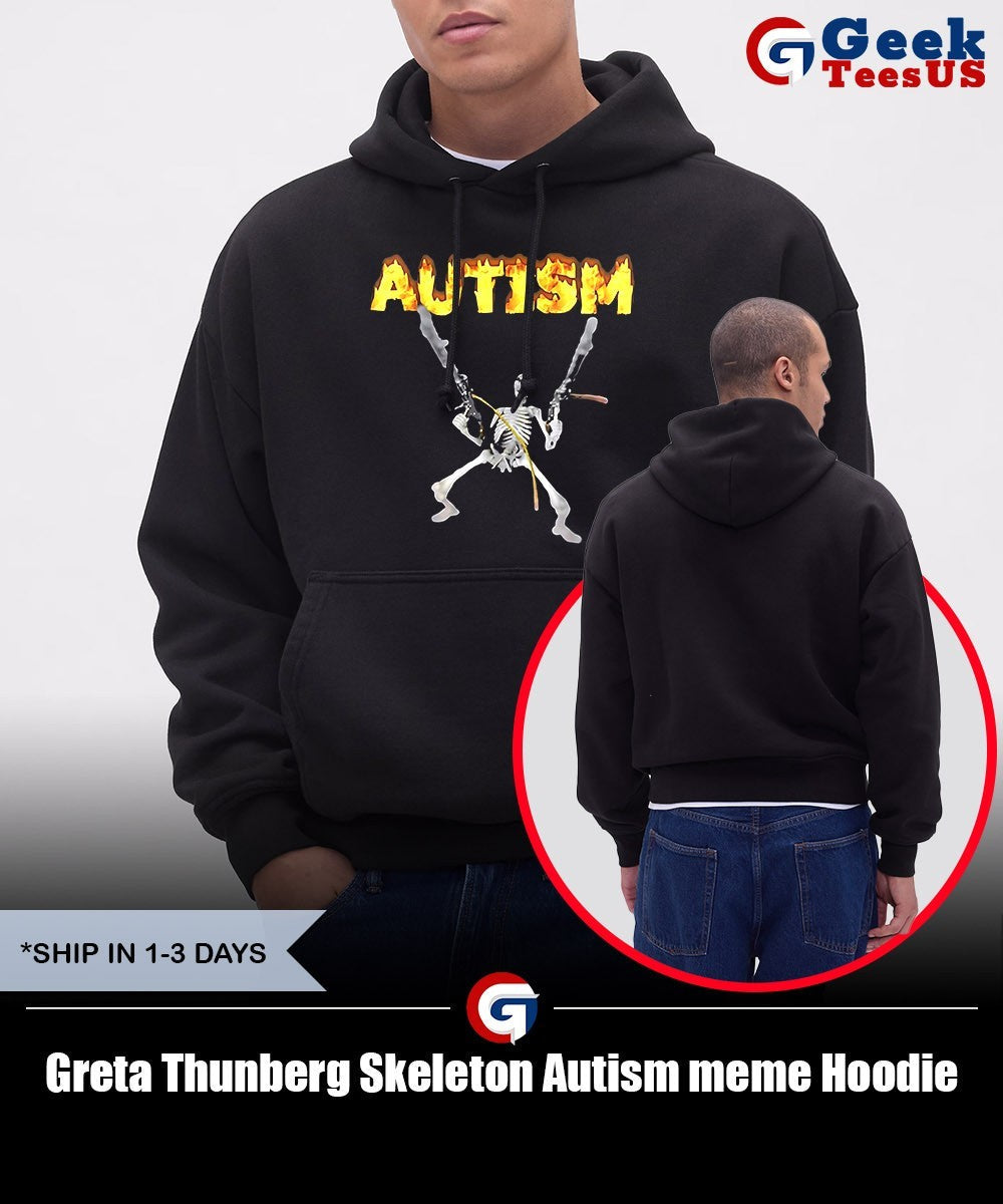 Greta Thunberg Skeleton Autism meme shirt