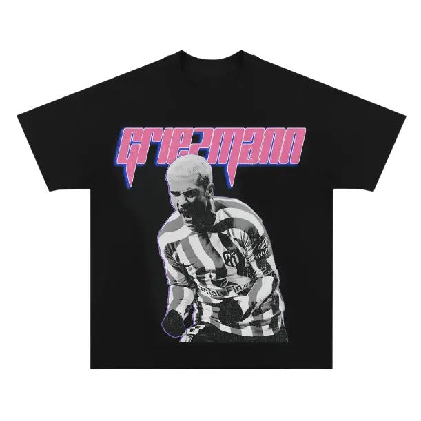 Griezmann Y2k T-Shirt, Griezmann Graphic Tees, Unisex Soccer Shirt, Sport Merch, Gift For Fan, Cotton comfort Menswear...