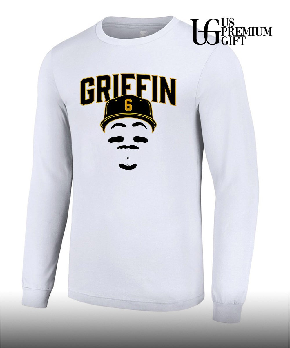 Griffin 06 Konnor Griffin Pittsburgh Pirates baseball blank face shirt