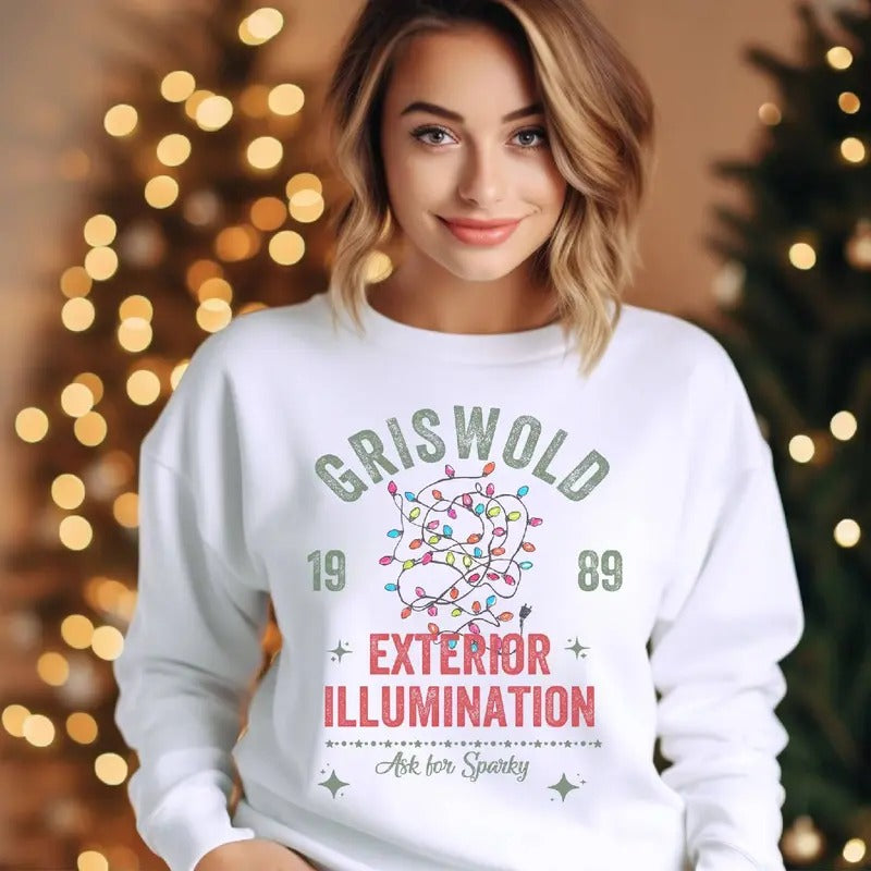 Griswold And Co Christmas Tree Farm 1989 Electric Well Light You Up Shirt Ask For Sparky Vintage Christmas Movies Shirt,...