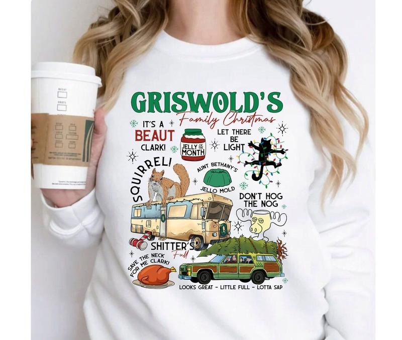 Griswold christmas sweatshirt, griswold co sweater, christmas tree farm shirt, family vacation match, national lampoon's...