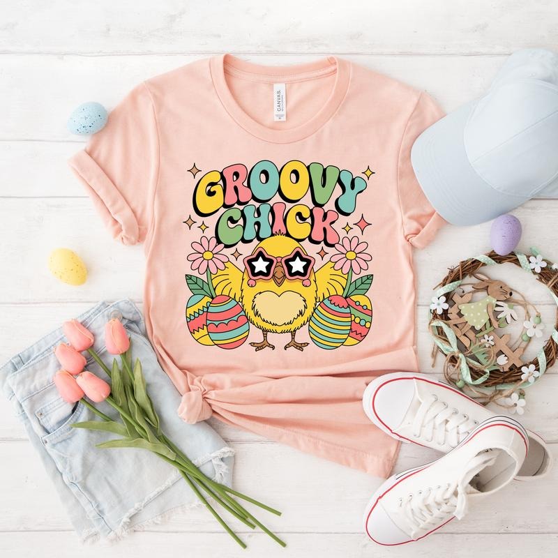 Groovy Chick DTF Transfers - THIS IS NOT A SHIRT Hoodie, Sweatshirt | HypeDripTees.com