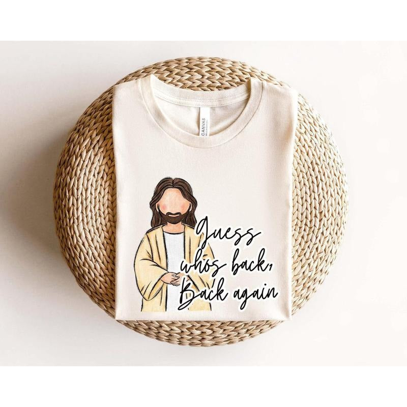 Guess Who's Back Shirt, Easter Religious Shirt, Jesus Back Shirt, Funny Easter Shirt, Easter Shirt, Jesus Come Back...