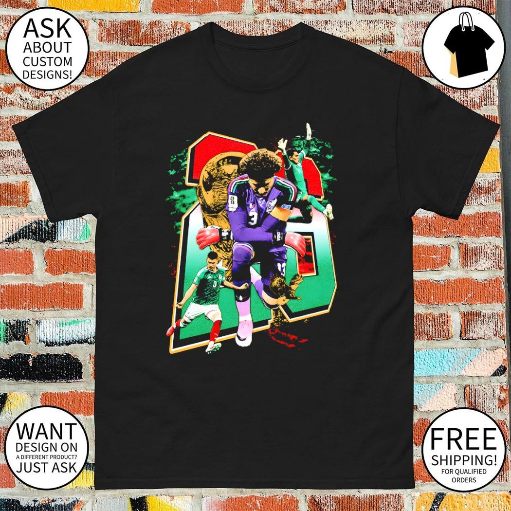 Guillermo Ochoa Mexico National Team Soccer Player World Cup 2026 shirt