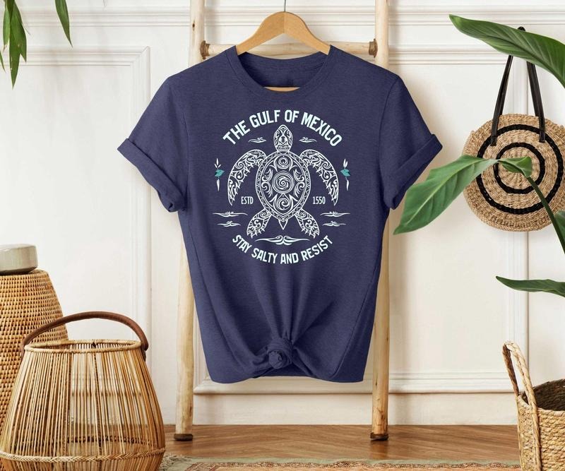 Gulf of Mexico Cute Tee Gulf Coast T-Shirt Gift For Democrats, Mexico Beach Shirt Texas Alabama Florida Beach Tee, Gift...