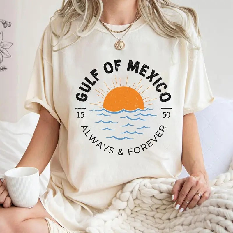 Gulf of Mexico Shirt, Gulf Coast Shirt, Texas Alabama Mississippi Florida Beach Crewneck Mexico Gift for Mexico Lover,...