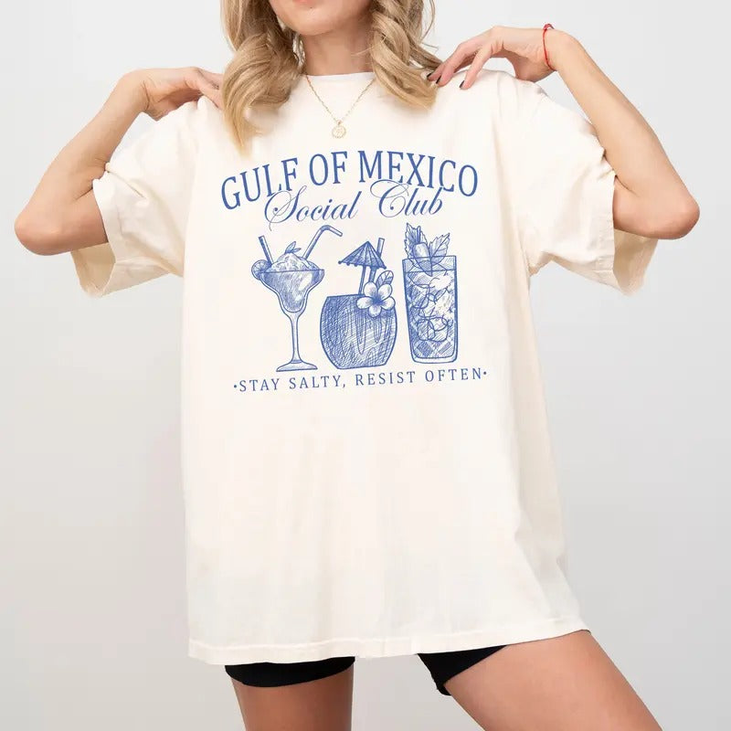 Gulf of Mexico Shirt, Gulf of Mexico Social Club Shirt, Democrat Shirt,Gulf of Mexico Name Origin 1550 Hoodie, Sweatshirt