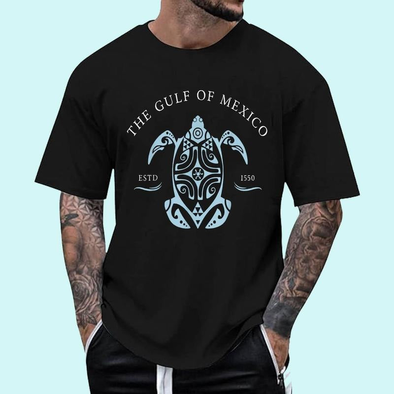 Gulf of Mexico turtle T-Shirt | Tee For Men and Women, Unisex Cotton Hoodie, Sweatshirt | HypeDripTees.com
