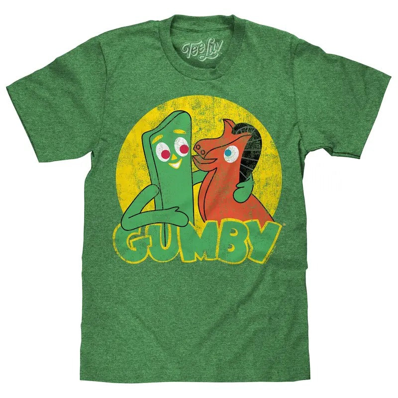 Gumby and Pokey T-Shirt - Green Hoodie, Sweatshirt | HypeDripTees.com
