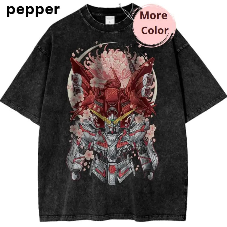 Gundam Anime Vintage Tee Shirt for Fans and Collectors, anime Graphic Tee,  vintage clothing men, anime clothing,...
