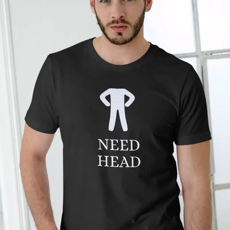 HEAD T Shirt Unisex 100% Cotton Casual Top with Graphic Print, Soft Fabric, Available in Various Colors Hoodie, Sweatshirt