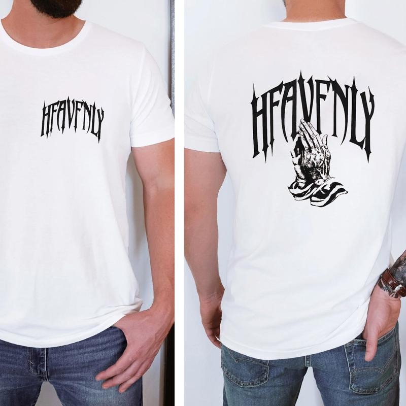 HEAVENLY Graphic Tee Pure Cotton Casual Street Style Crew Neck Short Sleeve T-Shirt Tops Trendy For Women For Men,...