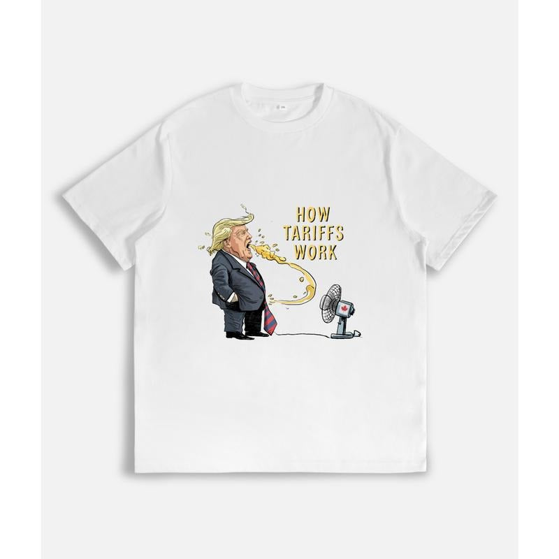 HOW TARIFFS WORK TARIFFS ARE TAXES Premium T-Shirt Hoodie, Sweatshirt | HypeDripTees.com