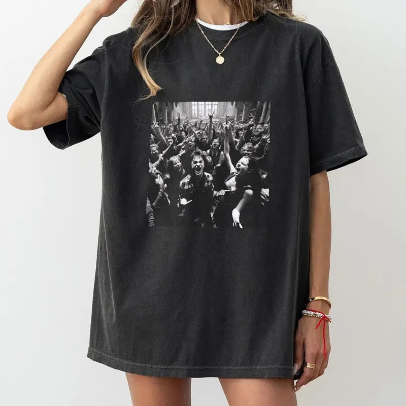 HP Dancing Shirt, Magical School Shirt, T-Shirt, Sweatshirt, Hoodie Cotton Crewneck Womenswear Clothing | HypeDripTees.com