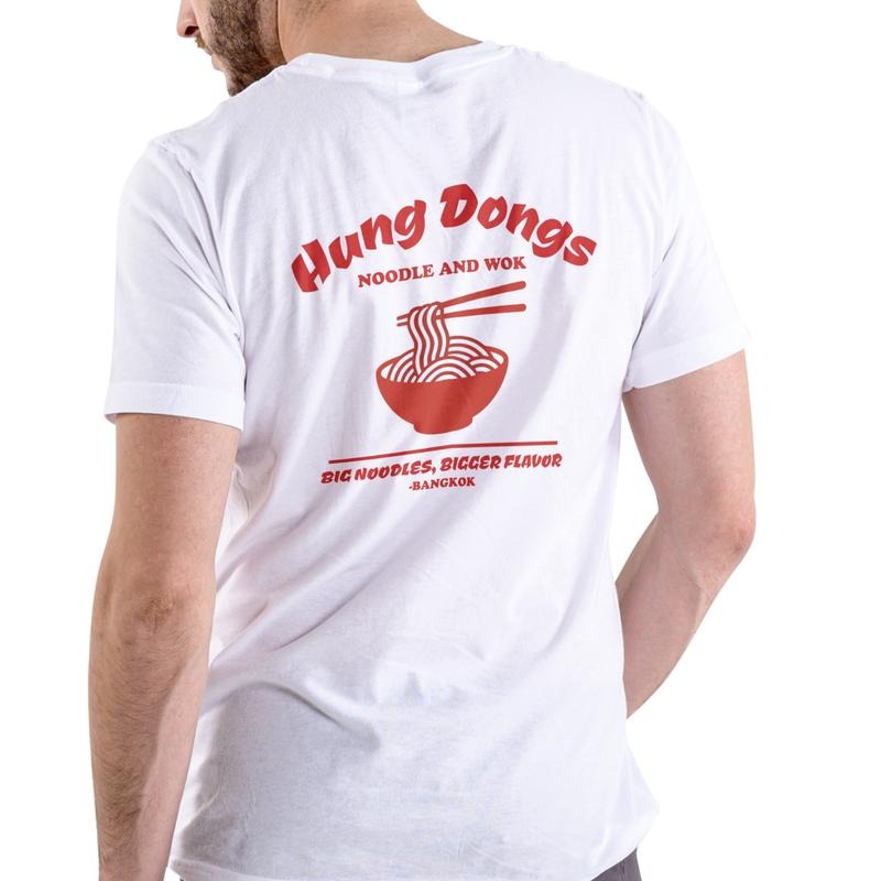 HUNG DONGS NOODLE AND WOK T Shirt, Unisex Cotton graphic t shirt Hoodie, Sweatshirt | HypeDripTees.com
