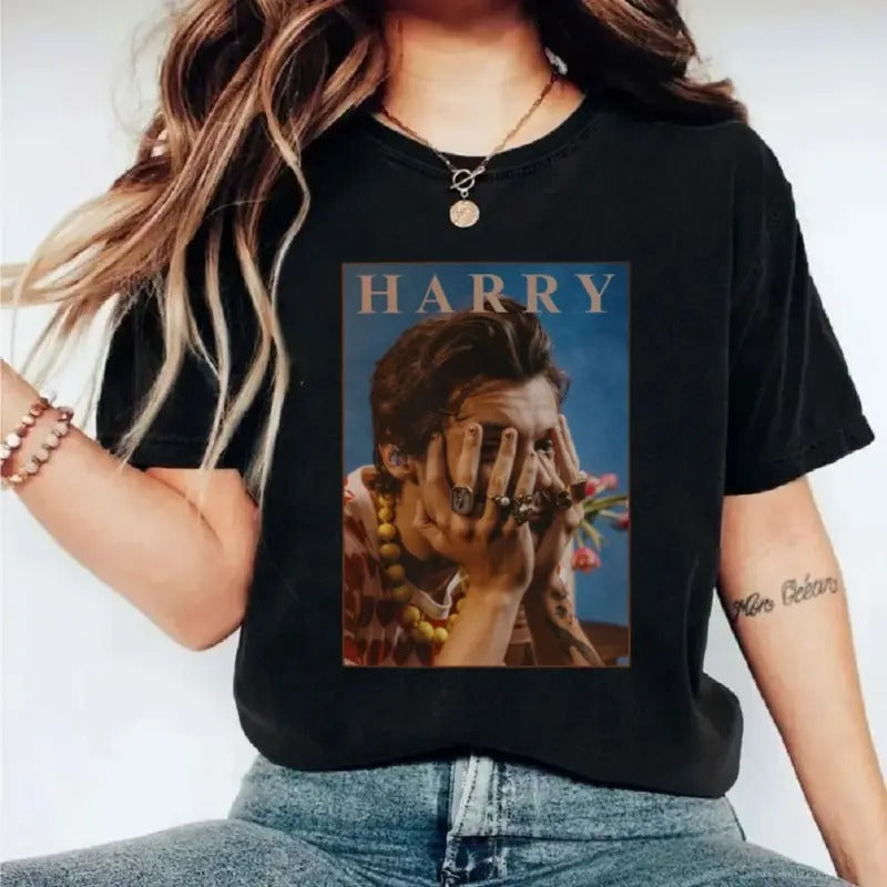 Haary Styles Shirt, H.A.R.R.Y's House Shirt, Retro T Shirt Merch, Unisex Short Sleeve Tee Shirt, Casual Clothing Hoodie,...