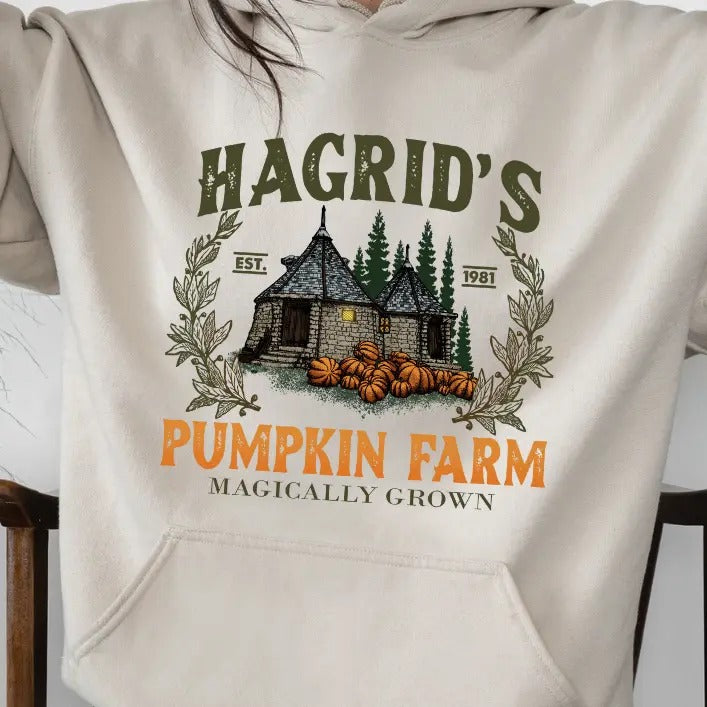 Hagrid's Pumpkin Farm Halloween Magical Sweatshirt T-Shirts, Hoodie | HypeDripTees.com