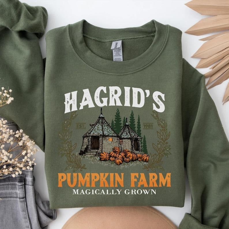 Hagrid's Pumpkin Farm Sweatshirt, Fall   T-shirt, sweater and Hoodie | HypeDripTees.com