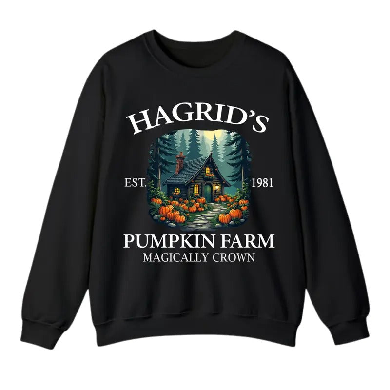 Hagrid's Pumpkin Farm Sweatshirt, Thanksgiving 2024 Sweatshirt For Men And Women, Trendy Shirt Hoodie | HypeDripTees.com