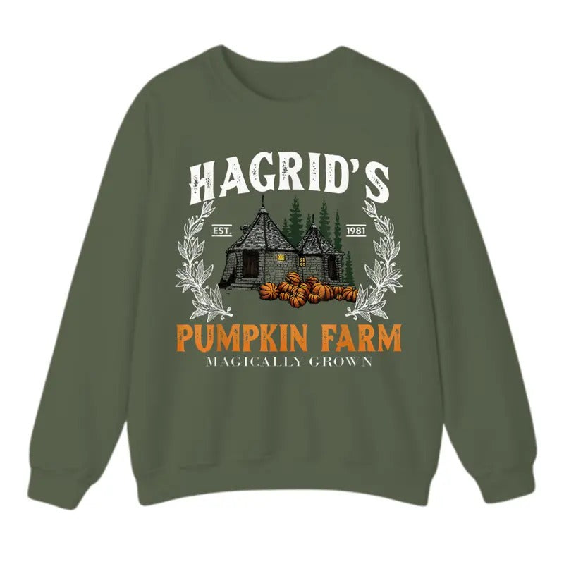Hagrid's Pumpkin Farm Sweatshirt, Thanksgiving 2024, For Men And Women, Trendy Shirt Hoodie | HypeDripTees.com