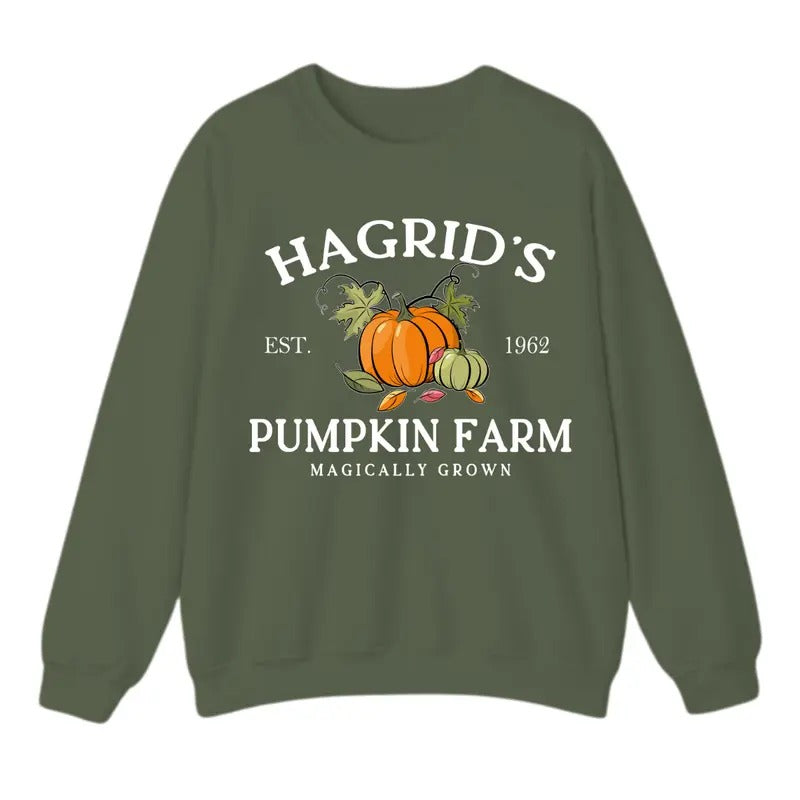 Hagrid's Pumpkin Patch Sweatshirt, Thanksgiving 2024, For Men And Women, Trendy Shirt Hoodie | HypeDripTees.com
