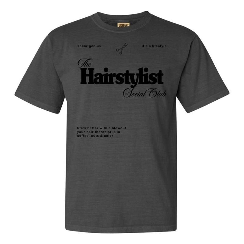 'Hairstylist Social Club' T-Shirt Hoodie, Sweatshirt | HypeDripTees.com