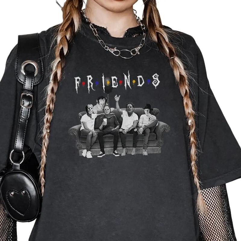 Halloween   Friends Shirt Michael Myers Jason Voorhees Freddy Krueger Friend Pennywise Shirt Halloween Movie Shirt...
