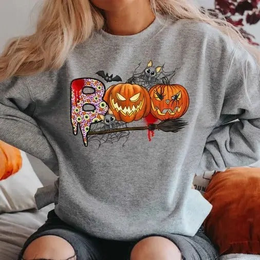 Halloween Boo Sweatshirt, Funny Halloween Sweatshirt, Halloween Matching Sweatshirt, Halloween Sweatshirt T-Shirts, Hoodie