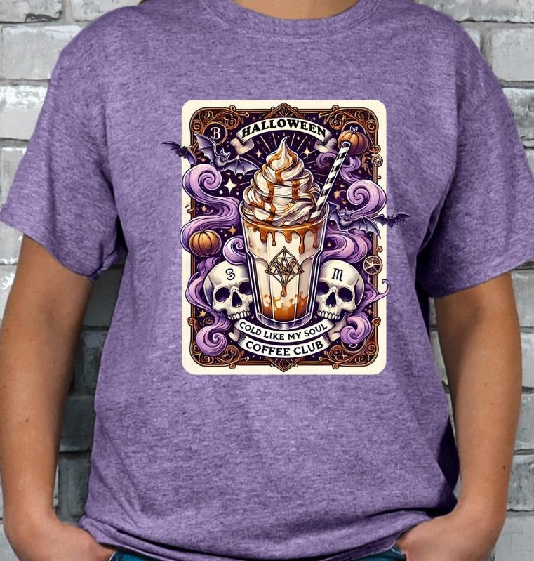 Halloween Cold Like My Soul Coffee Club T-shirt Hoodie, Sweatshirt | HypeDripTees.com