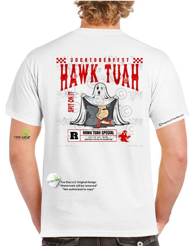 Halloween Hawk Tuah - Men's funny Graphic T-Shirt Hoodie, Sweatshirt | HypeDripTees.com