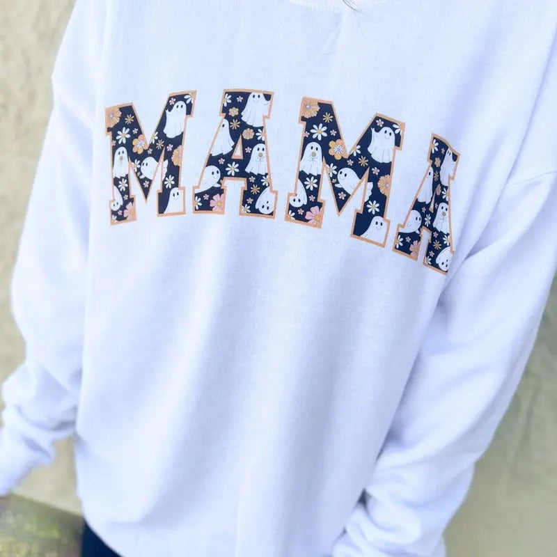 Halloween Mama Graphic Sweatshirt T-Shirts, Hoodie | HypeDripTees.com