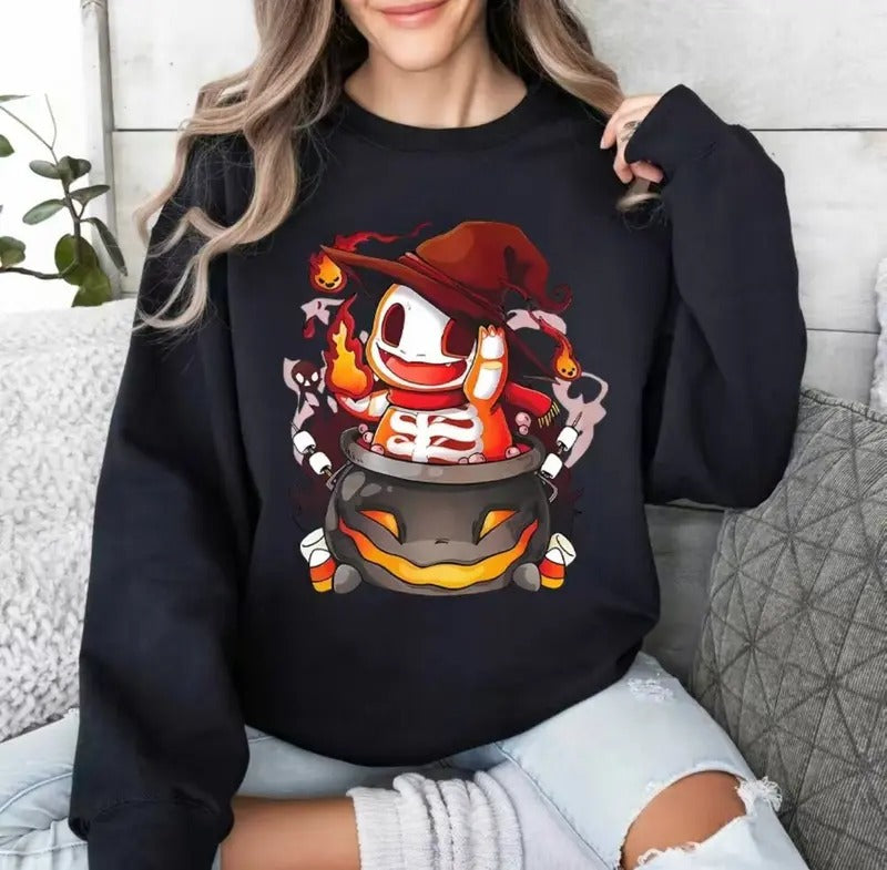 Halloween PKM Legends Anime Halloween Pumpkin Monster Japan Anime Spooky Season T-Shirts, Hoodie, Sweatshirt