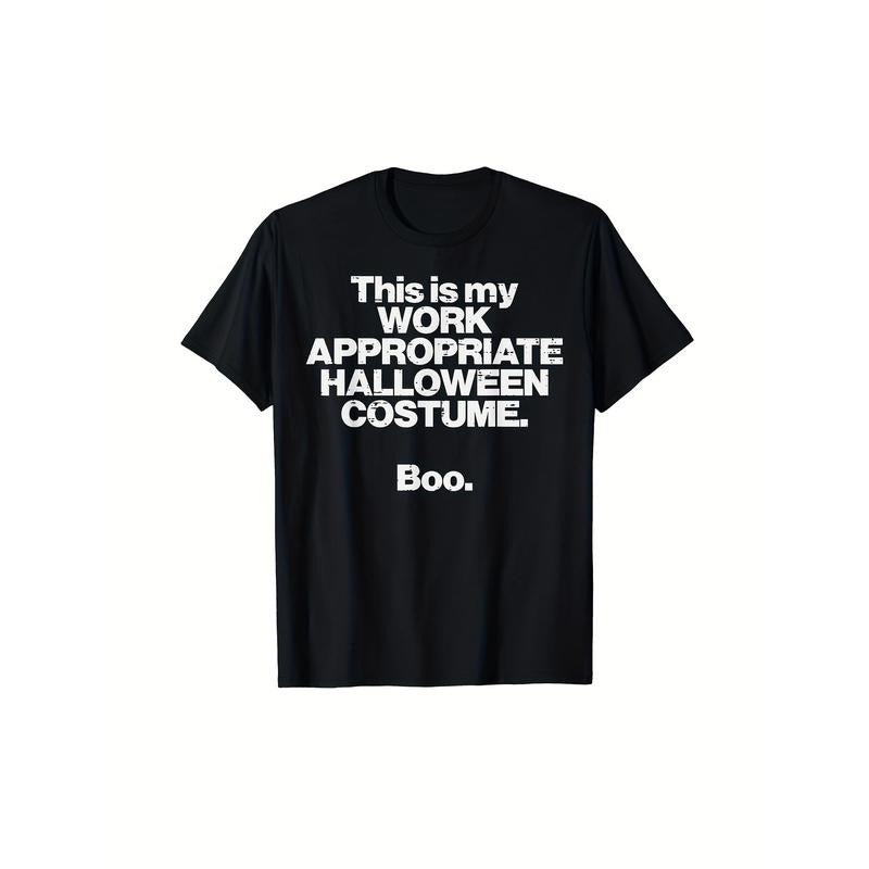 Halloween Print Cotton T-shirt For Men Black made in usa Hoodie, Sweatshirt | HypeDripTees.com