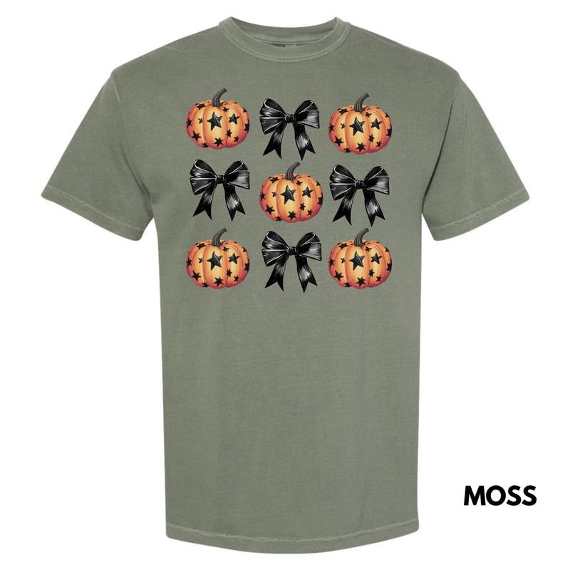 Halloween Pumpkin Coquette Comfort Colors T-Shirt 'NLB' Hoodie, Sweatshirt | HypeDripTees.com