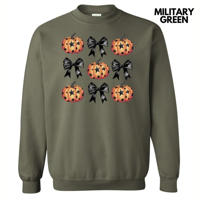 Halloween Pumpkin Coquette Sweatshirt 'NLB' T-Shirts, Hoodie | HypeDripTees.com