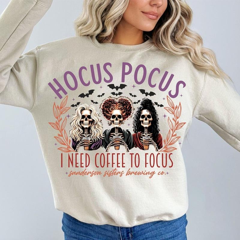 Halloween Sanderson Sisters Hocus Pocus Sweatshirt T-Shirts, Hoodie | HypeDripTees.com