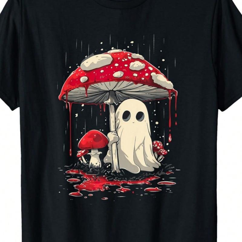 Halloween Shirt Ghost Mushroom Spooky T-Shirt Hoodie, Sweatshirt | HypeDripTees.com