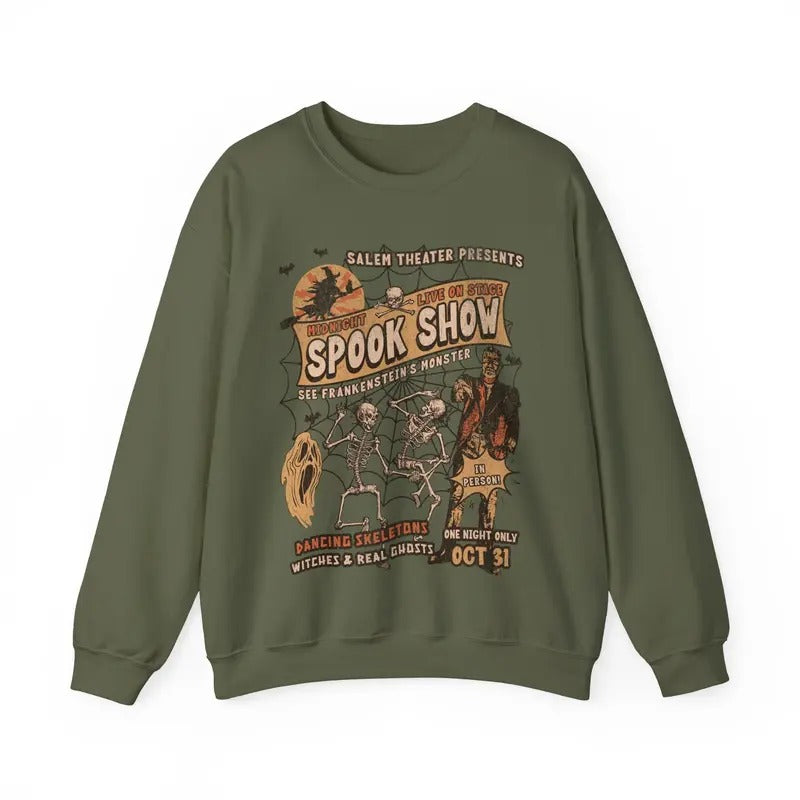 Halloween Shirt Monster Mash Sweatshirt Retro Halloween Crewneck Monster Shirt Frankenstein Shirt Spooky Sweatshirt Hoodie