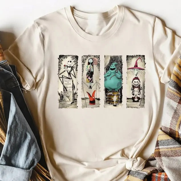 Halloween Shirt, Nightmare Before Christmas Shirt, Jack Skellington Halloween Shirt, Oogie Boogie Shirt, Spooky Season...