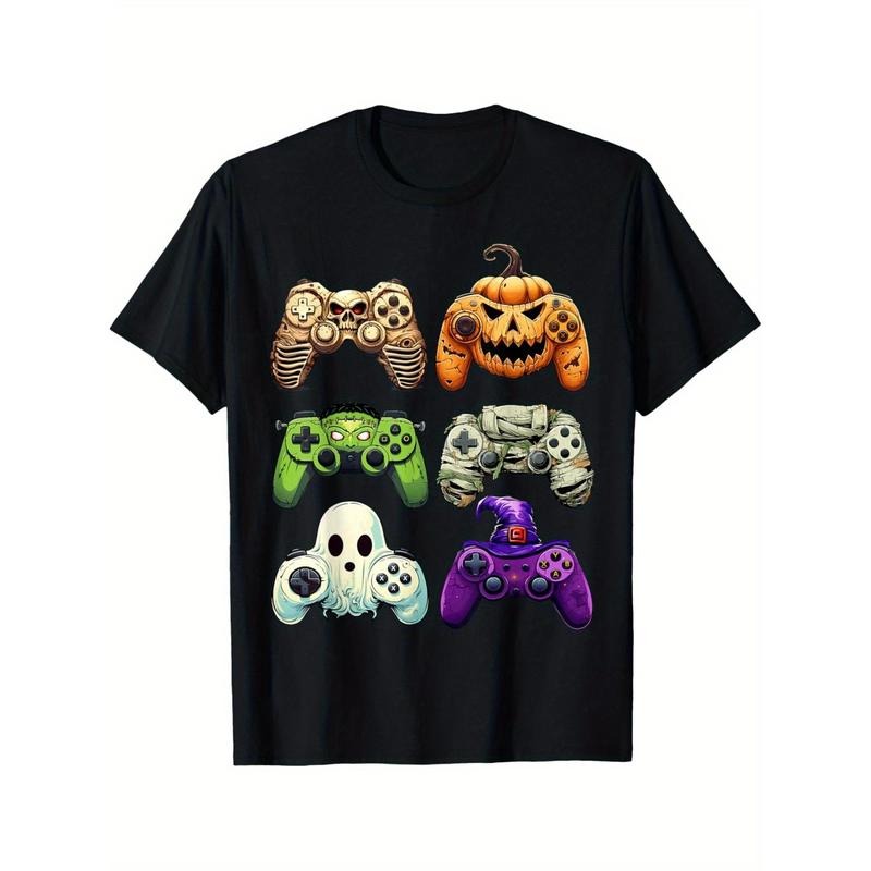 Halloween Skeleton Zombie Gaming Controllers Mummy T-Shirt made in usa Hoodie, Sweatshirt | HypeDripTees.com