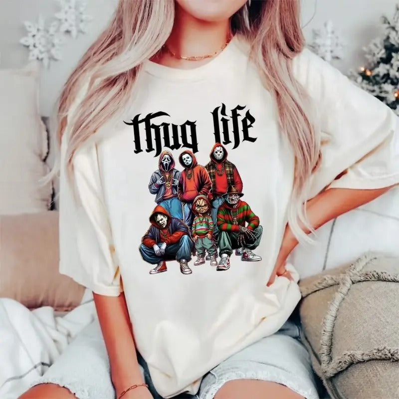 Halloween T-Shirt, Halloween Sweatshirt, Halloween Hoodie, Halloween Gift Shirt Casual Womenswear Crewneck | HypeDripTees.com