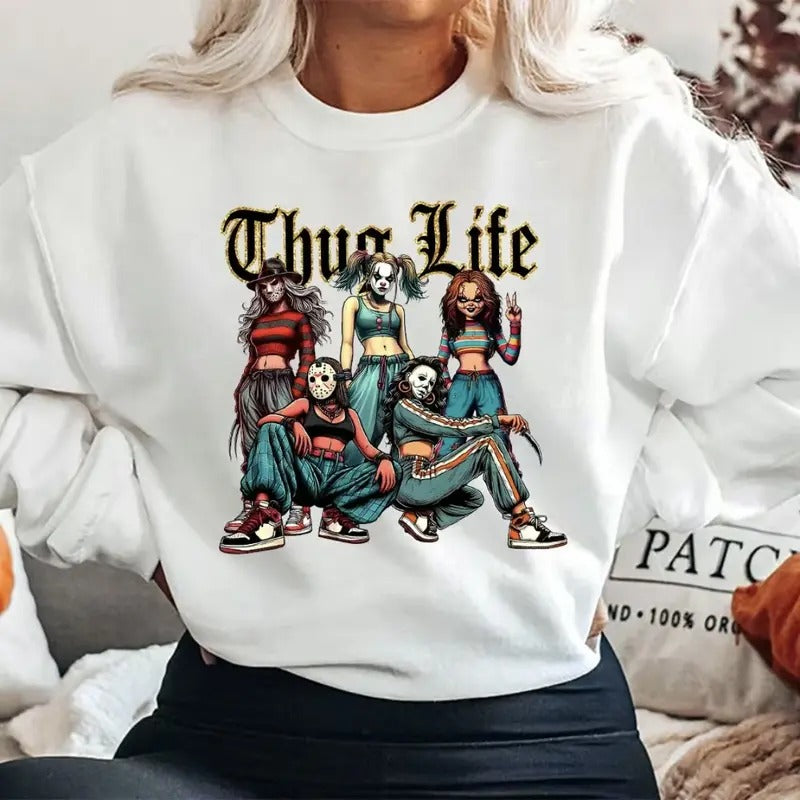 Halloween T-Shirt, Halloween Sweatshirt, Halloween Hoodie, Halloween Gift Shirt Casual Womenswear | HypeDripTees.com