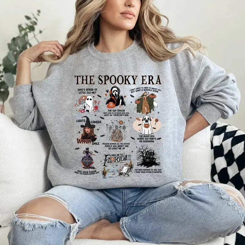 Halloween T-Shirt, Halloween Sweatshirt, Halloween Hoodie, Halloween Giftstyle{n002}4 | HypeDripTees.com