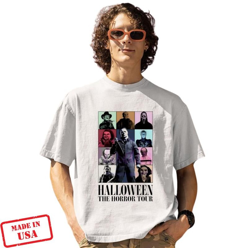 Halloween The Horror Tour Shirt, Halloween Killers tshirt, Horror Characters, Scary Movie, Halloween 2024 Shirt Hoodie,...