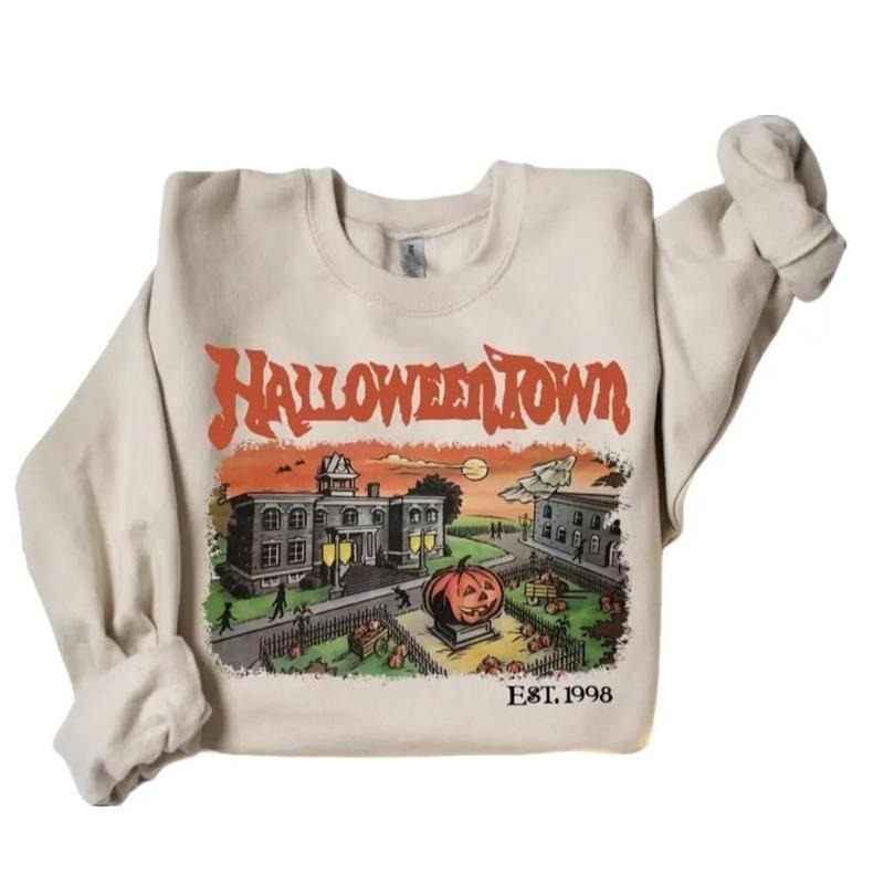 Halloweentown Est 1998 Sweatshirt, Halloweentown University, Retro Halloweentown Sweatshirt, Fall Sweatshirt, Halloween...