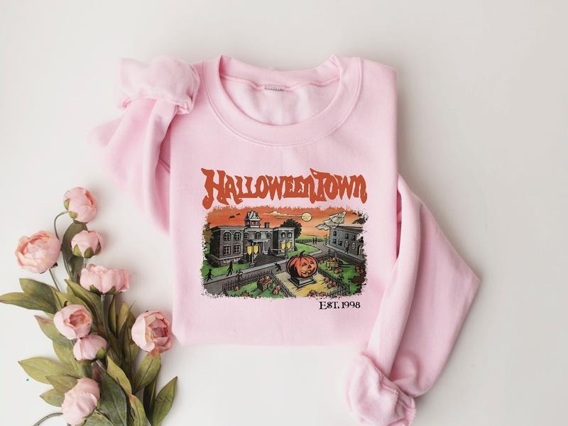 Halloweentown Est 1998 Sweatshirt, Halloweentown University, Retro Halloweentown Sweatshirt, Fall Sweatshirt, Halloween...