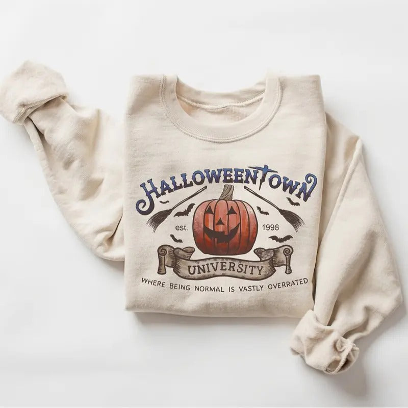 Halloweentown University Est 1998 Sweatshirt, HalloweenTown Hoodie, Halloweentown 1998 Shirt, Halloween Sweatshirt, Gift,...