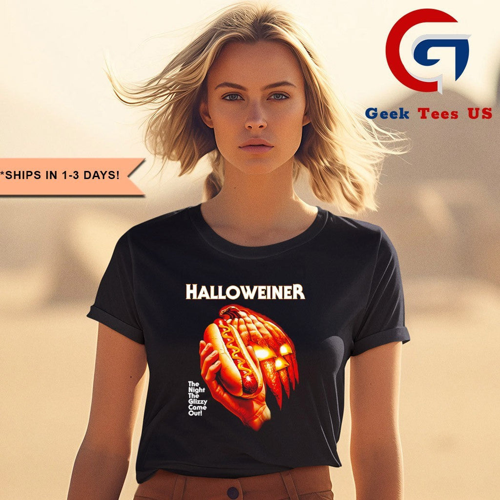 Halloweiner Hotdog the night the glizzy came out shirt